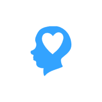 Emotional Support Icon Blue